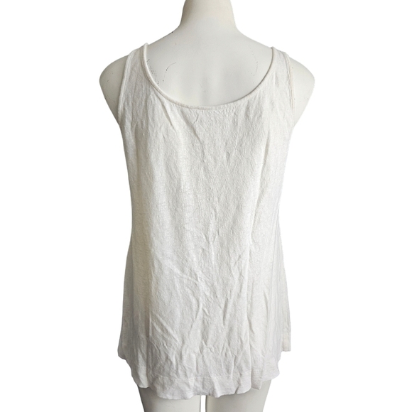 Eileen Fisher 100% Linen Tank Top Sz Small - Picture 3 of 6
